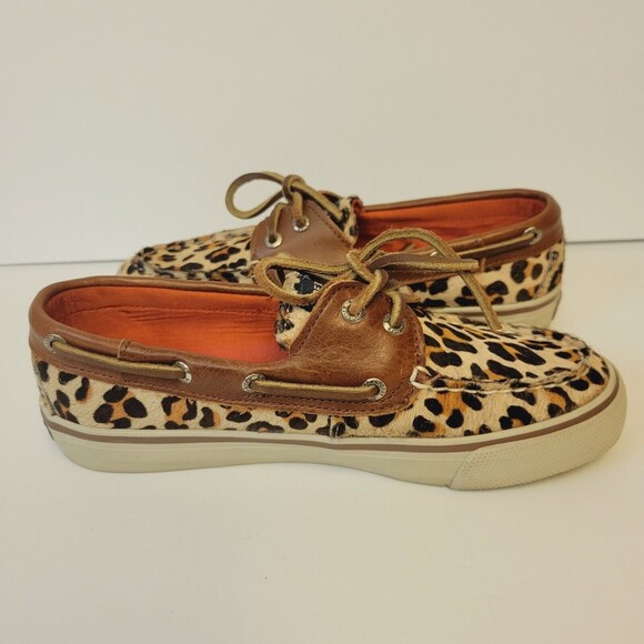 Sperry Leather Calf Hair Size 5,5 Women's Shoes - Picture 6 of 10